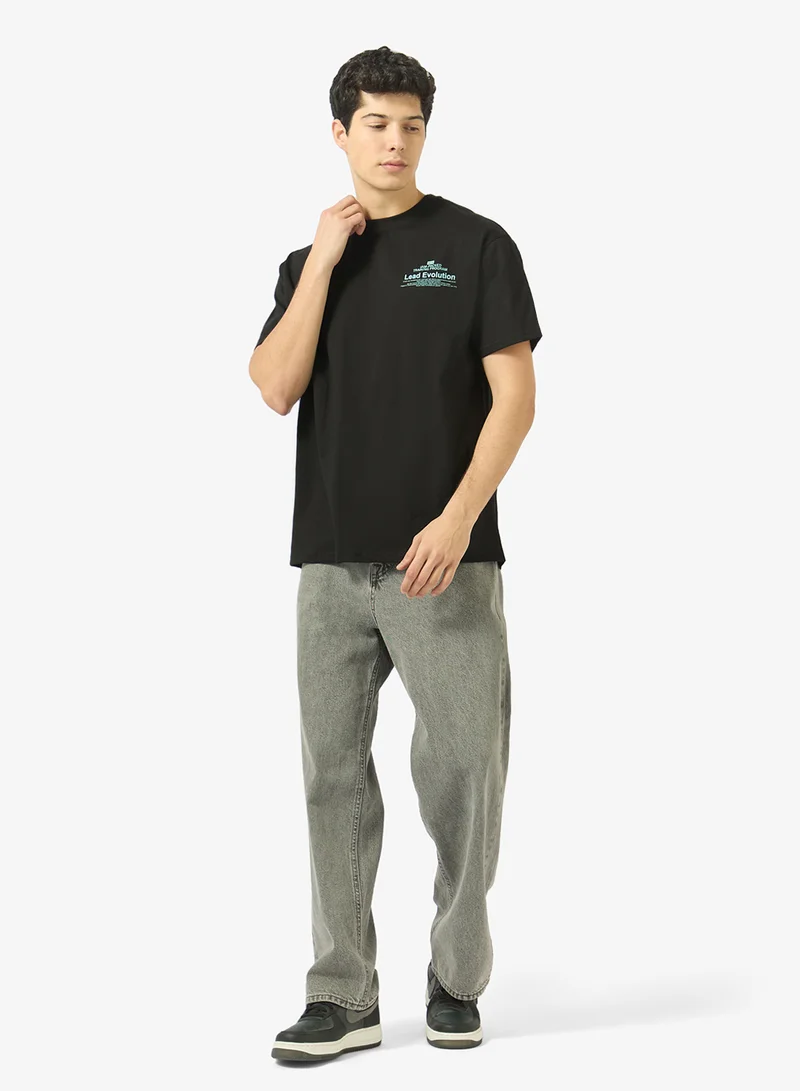 Ripples  Mens Drop Shoulder T-shirt for Men | Best Price UAE