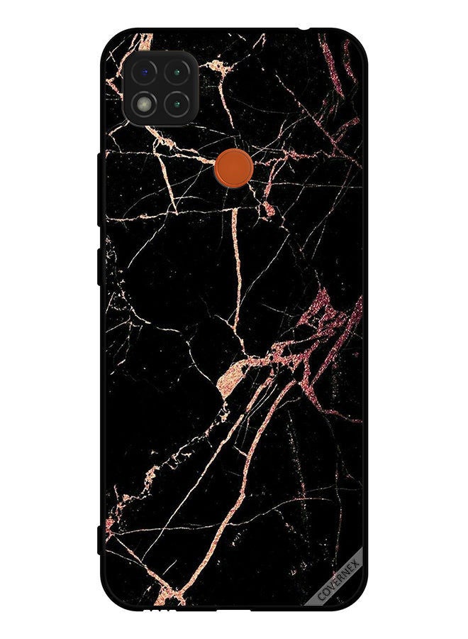 Covernex Protective Case Cover For Xiaomi Redmi 10A Racked Marble Pattern - Image 1
