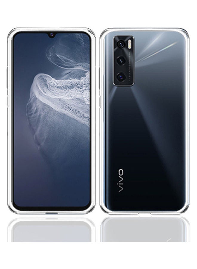 NIBEMINENT Protective Soft Back Case Cover For Vivo V20 SE Clear - Image 1