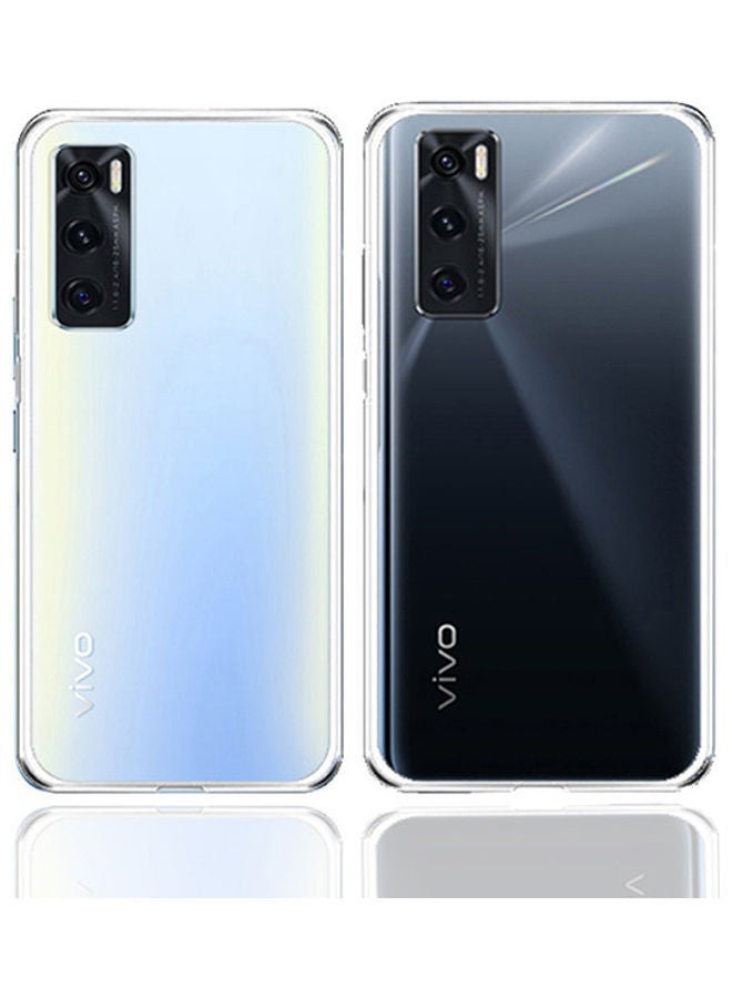 NIBEMINENT Protective Soft Back Case Cover For Vivo V20 SE Clear - Image 2
