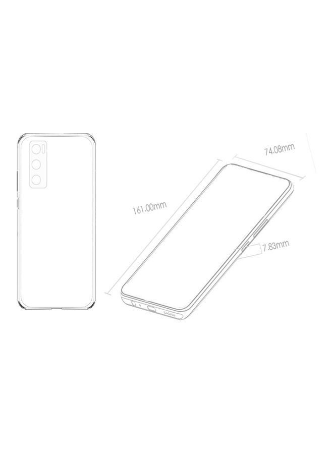 NIBEMINENT Protective Soft Back Case Cover For Vivo V20 SE Clear - Image 5