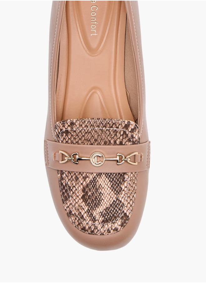Le Confort Womens Textured Loafers With Wedge Heels  - Image 4