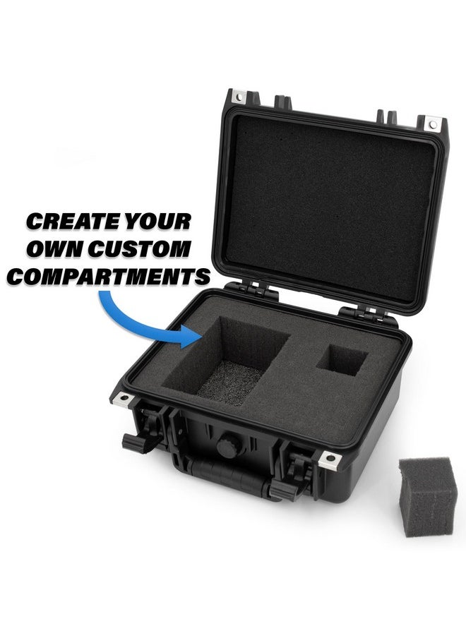 CASEMATIX CASEMATIX Graded Card Storage Box Compatible with 22 BGS 35 FGS 29 PSA Graded Sports Cards or 100+ Sleeve Top Loaders, Waterproof Graded Card Case with Customizable Foam and Padlock  - Image 5