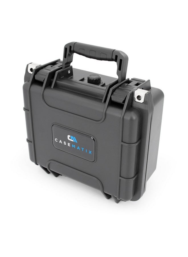 CASEMATIX CASEMATIX Graded Card Storage Box Compatible with 22 BGS 35 FGS 29 PSA Graded Sports Cards or 100+ Sleeve Top Loaders, Waterproof Graded Card Case with Customizable Foam and Padlock  - Image 4