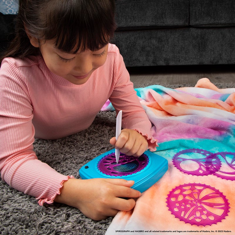 Spirograph Doodle Padâ€“ Arts and Crafts, Scratch Art, LCD Writing Tablet for Kids, Kids Toys, Art Supplies, Drawing Kit, Spiral Art, Double-Sides Stylus, Build-in Storage, Stencils Included, Ages 5+ - Image 5