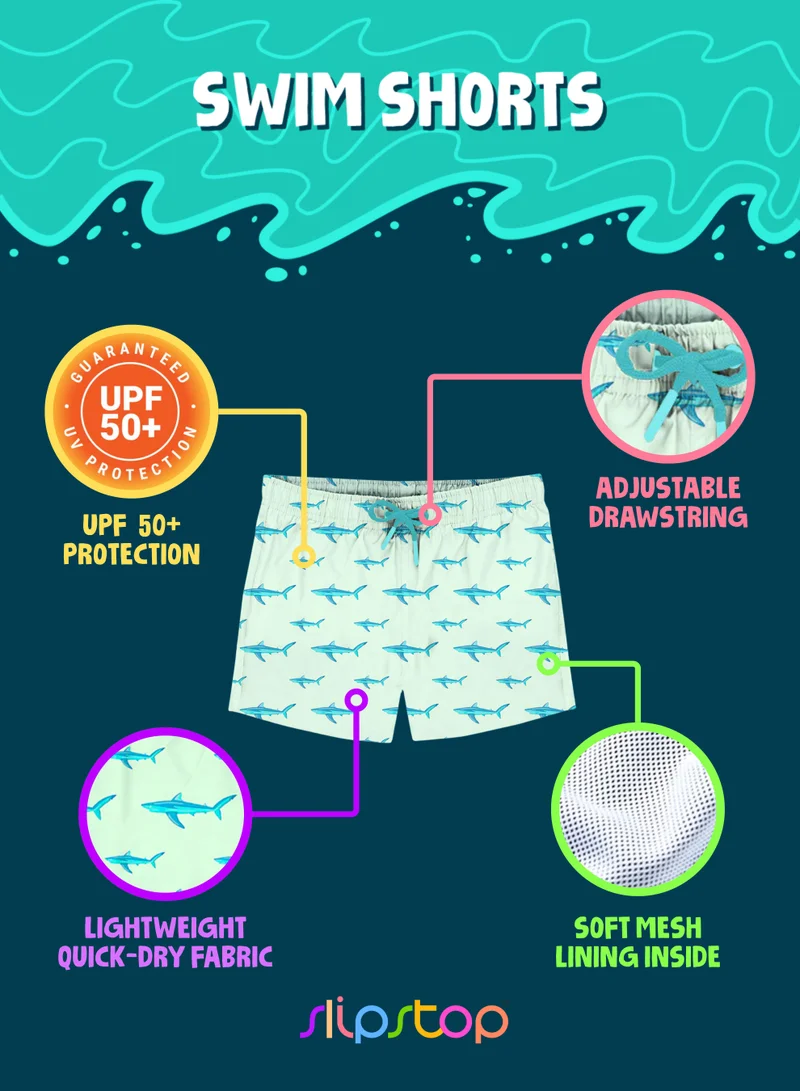 Slipstop Caribbean Junior Caribbean Junior Swim Shorts for Kids | Best Price UAE