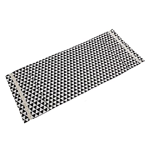 Zeinwap Refrigerator Cover Top With Storage Pockets - Anti-Dust Proof Cotton Cover Top 130 × 55 CM (Black, Pack of 1) - Image 3