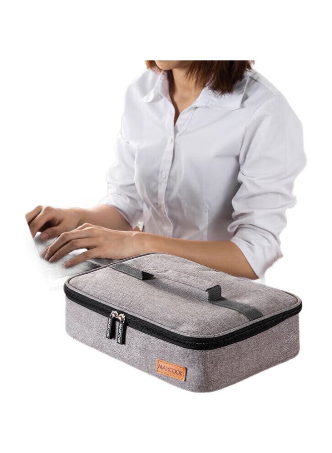 MAX COOK Maxcook Insulated Lunch Bag, Food Storage Container, Portable Bento Bag, Aluminum Foil, 30*20*6.5Cm, Mcpj956 - Image 2