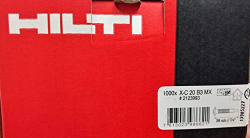 HILTI مسامير خرسانية هيلتي X-C 20 B3 MX تثبيت مباشر - Image 1