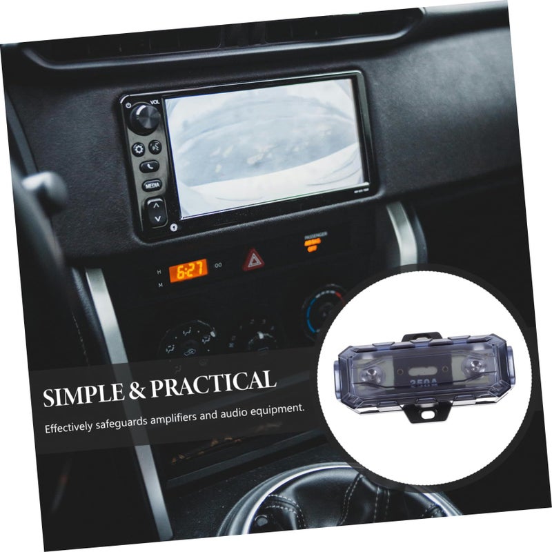 PRETYZOOM 250A Car Audio Fuse Block Versatile Holder for Amplifier Protection Easy Install - Image 4