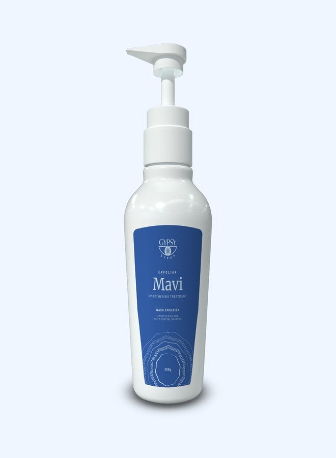 Gypsy Syrup Mavi Shampoo for Smoothening And Frizz Control | Repairs damaged hair and boosts hair growth | Emulsion Wash - 300g - Image 1