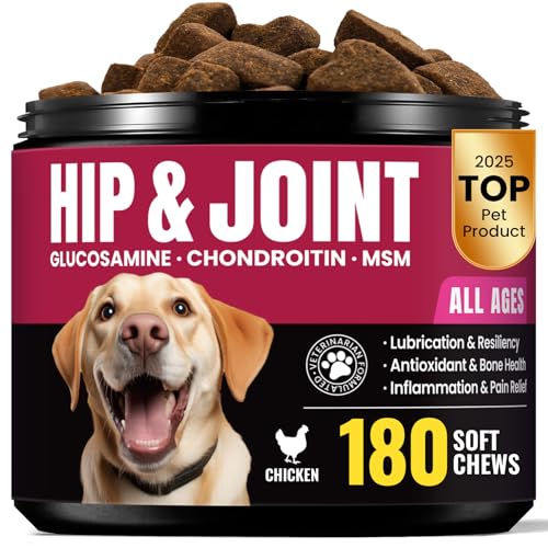 BuddyCheer Glucosamine for Dogs Hip and Joint Supplement Chews, Chondroitin Joint Supplement for Dogs, Joint Chews for Dog, Dog Supplement for Joint Pain Relief - 60-Day Satisfaction Guarantee -180 Ct - Image 1