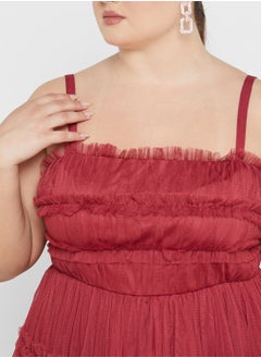Anaya with Love Curve Strappy Ruffle Detail Dress  - Image 3