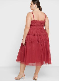 Anaya with Love Curve Strappy Ruffle Detail Dress  - Image 2