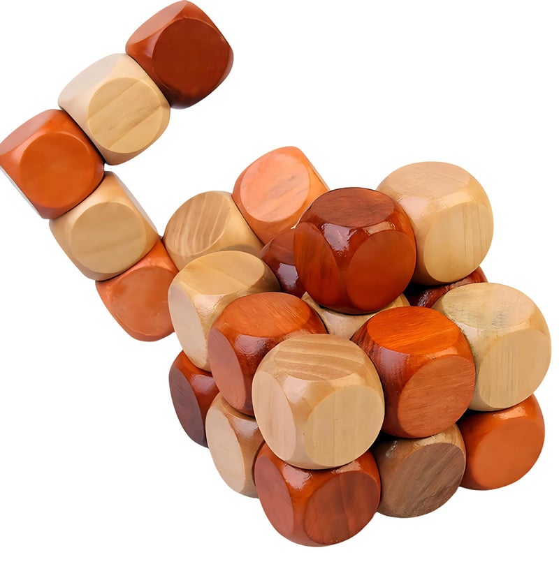 MAGIKON Brain Teaser Cube Puzzle Toy Snake Cube - Image 3