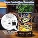 MONVIE 3D Puzzles Vase for Adults LED 84 Pieces Plastic DIY Unique Pattern 3D Puzzles Planter Crafts for Adults Gift Birthday Gifts for Flower Arrangements Pen Holder and Home Decor - Image 4