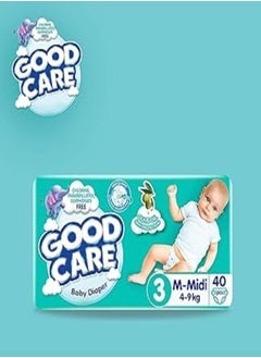 GOOD CARE Good Care Baby Diapers - Twin Pack - Midi Size 3 - 40 Pieces 