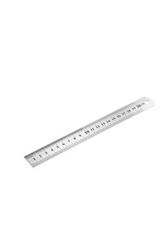 MARKQ 20 cm Metal Ruler, Double Sided Stainless Steel Scale for School, Office, Home, Architect, Engineers, Craft Supplies  - Image 1