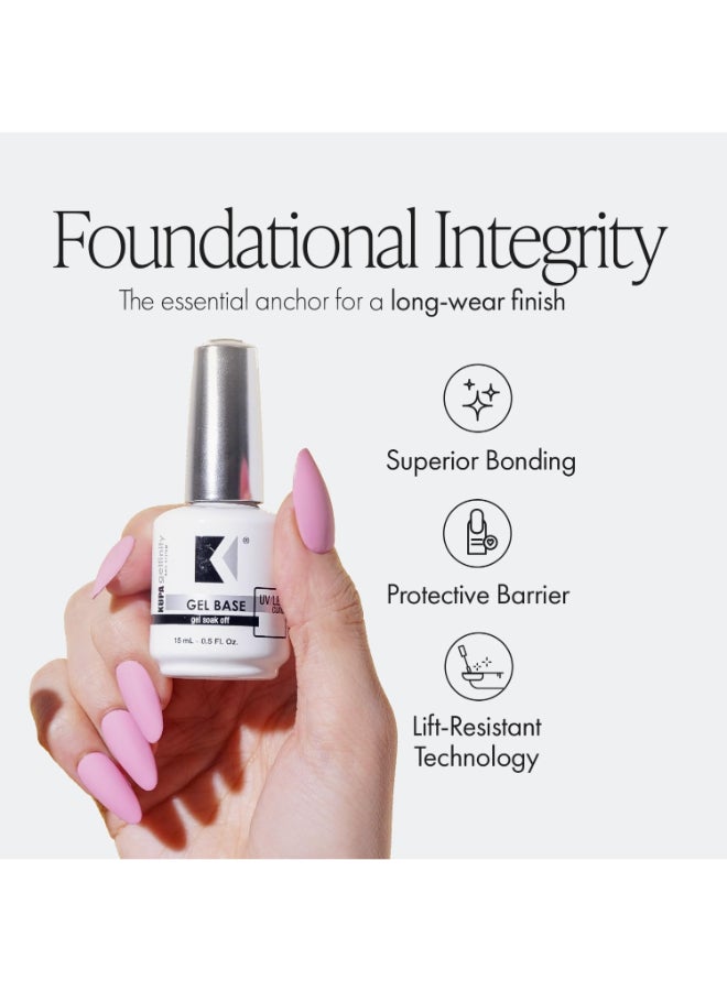 KUPA GelFinity Gel Base Coat Superior Adhesive Bond for LongLasting Nail Polish Professional UVLED SoakOff Foundation 80 Fl Oz - Image 5