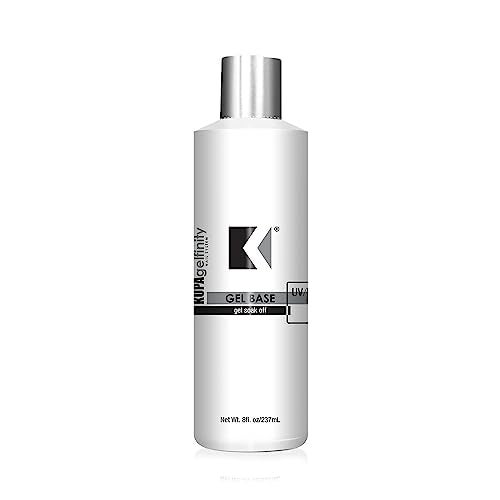 KUPA GelFinity Gel Base Coat Superior Adhesive Bond for LongLasting Nail Polish Professional UVLED SoakOff Foundation 80 Fl Oz - Image 1