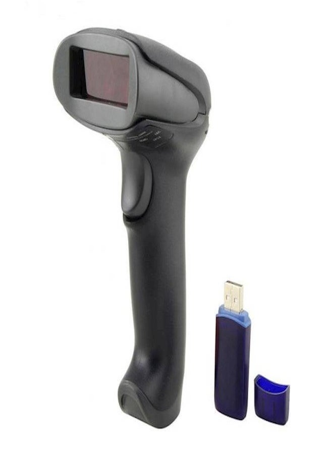 Loquat - Barcode Scanner Wireless Handhold Barcode Reader QR Code Scanner USB Bar Code Scanner for Shop use Store,Supermarket, Warehouse - Image 1
