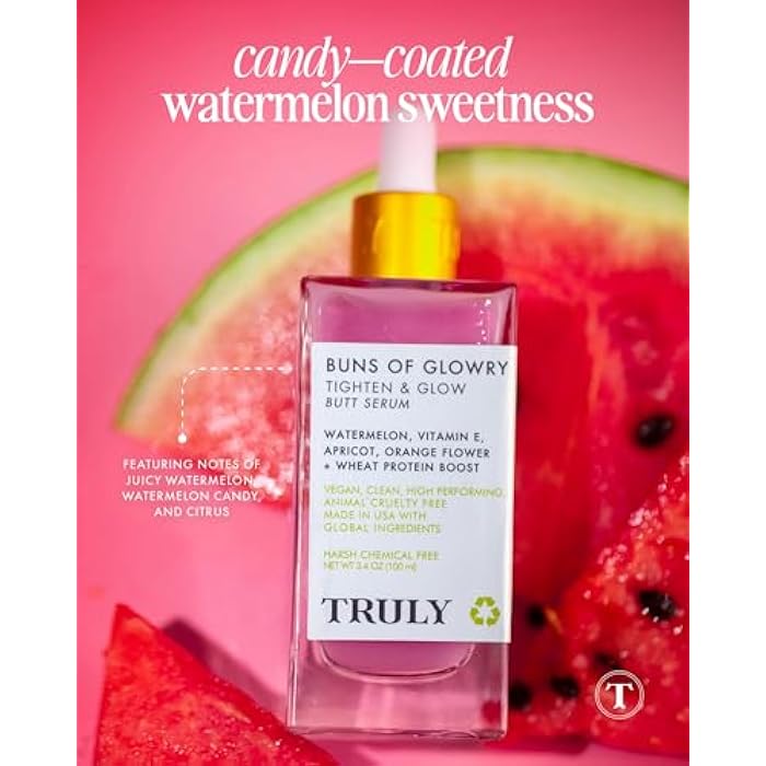 Truly Beauty Buns of Glowry Glow & Tighten Serum, Skin Tightening Cream Serum, Cellulite Cream for Thighs and Buns Fast Absorbing. Butt Enhancement Cream and Firming Lotion - 3.1 OZ - Image 2