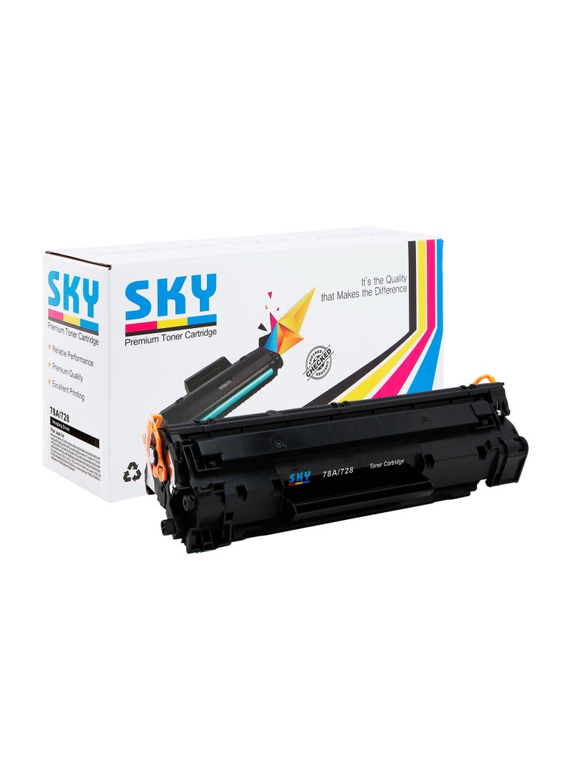 SKY 728 Black Toner Cartridge for Canon MF4410 4430 4580 and MF4890 Printers - Image 1