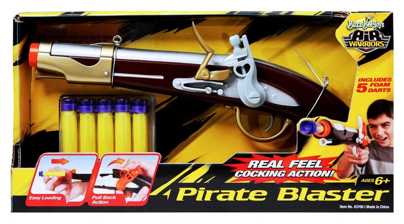 Buzz Bee BuzzBee Pirate Flintlock Foam Dart Blaster - Image 2