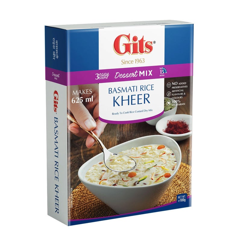 Gits Basmati Rice Kheer Mix, 3.5 Ounce - Image 1