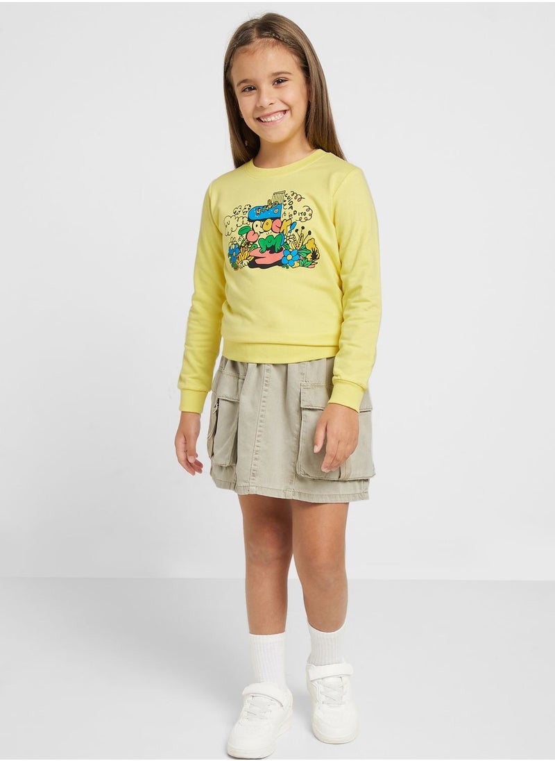 Pinata - Girls Casual Printed Sweatshirt - Image 1