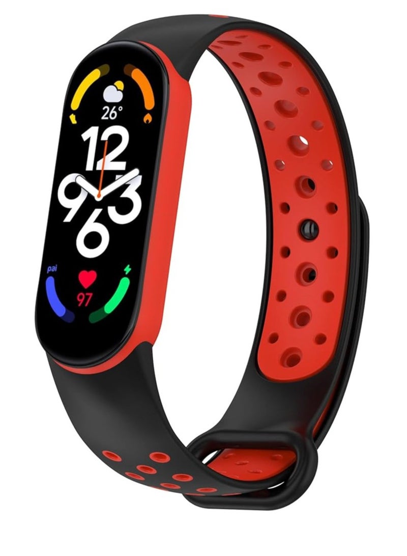Breathable Silicone Sport Band for Xiaomi Mi Band 3/4 - Image 3