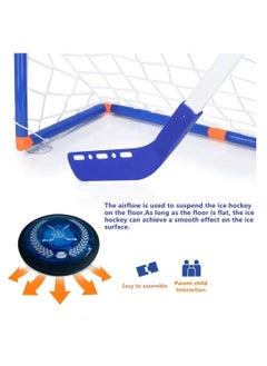 Kids Toys 2 In 1 New Air Hover Hockey And Hover Soccer Set With Football And Pump  - Image 3
