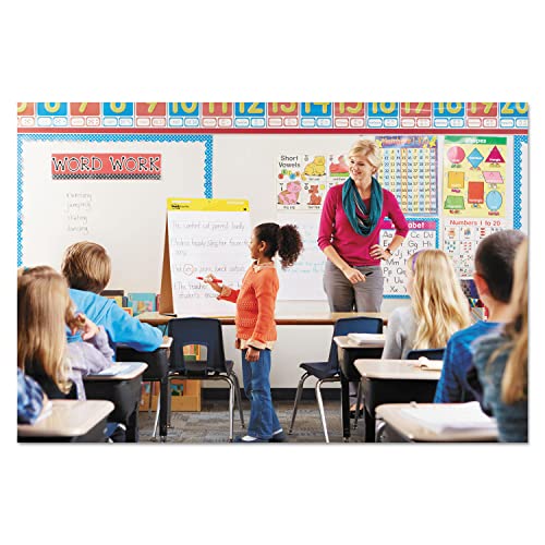 Post It Post-it® Tabletop Easel Pad with Primary Lines, White With Primary Lines, 20" x 23" (MMM563PRL) - Image 2