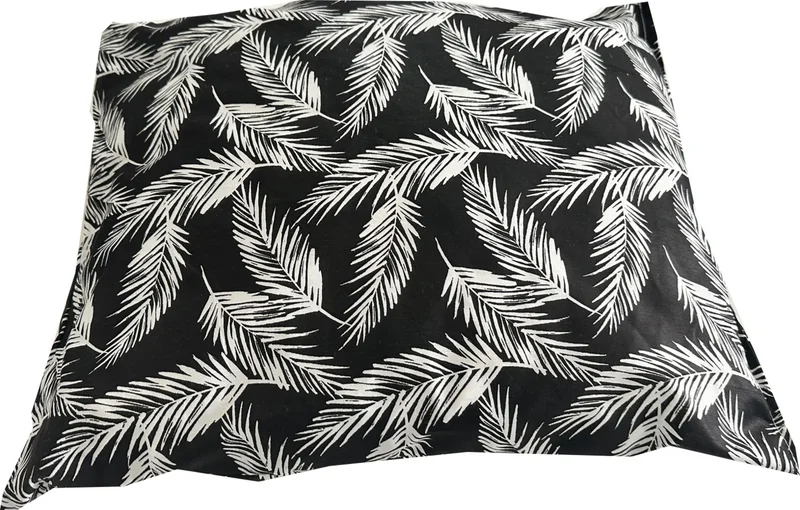 Nelson Washable Cat and Dog Bed Cat Bed 60X45X17 Cm-Black Feather
