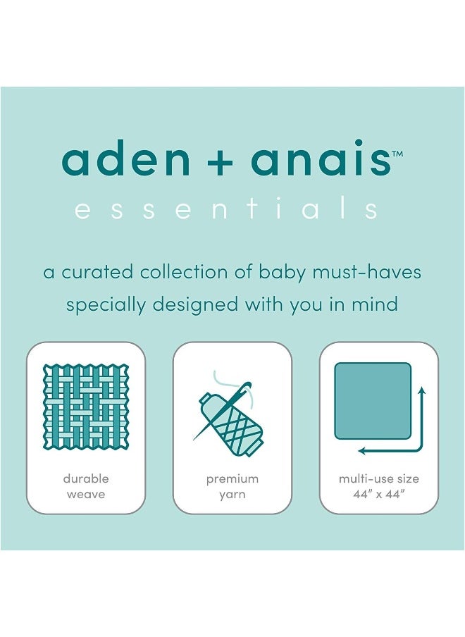 aden + anais aden + anais Essentials Classic Crib Sheet, 100% Cotton Muslin, Super Soft & Breathable, Tailored Snug Fit, Space Explorers-Explorers  - Image 5