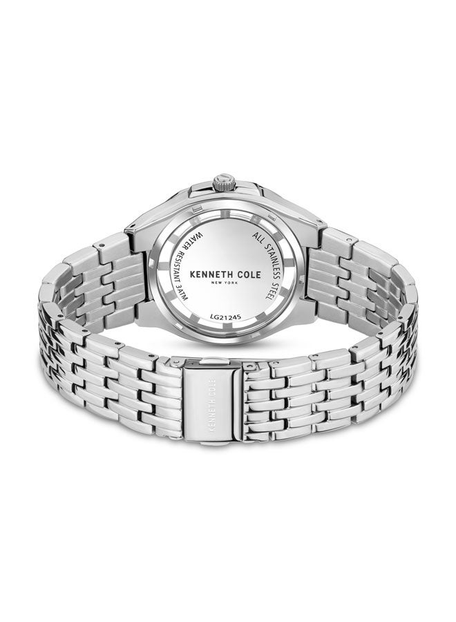 Kenneth Cole New York Kenneth Cole New York 36mm Quartz Women's Watch wuth Stainless Steel Bracelet & Silver Dial  - Image 3