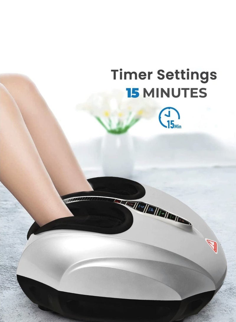 Sky Land Air Compression Foot Massager With Shiatsu Rolling Kneading Therapy & Heat Function - Image 2