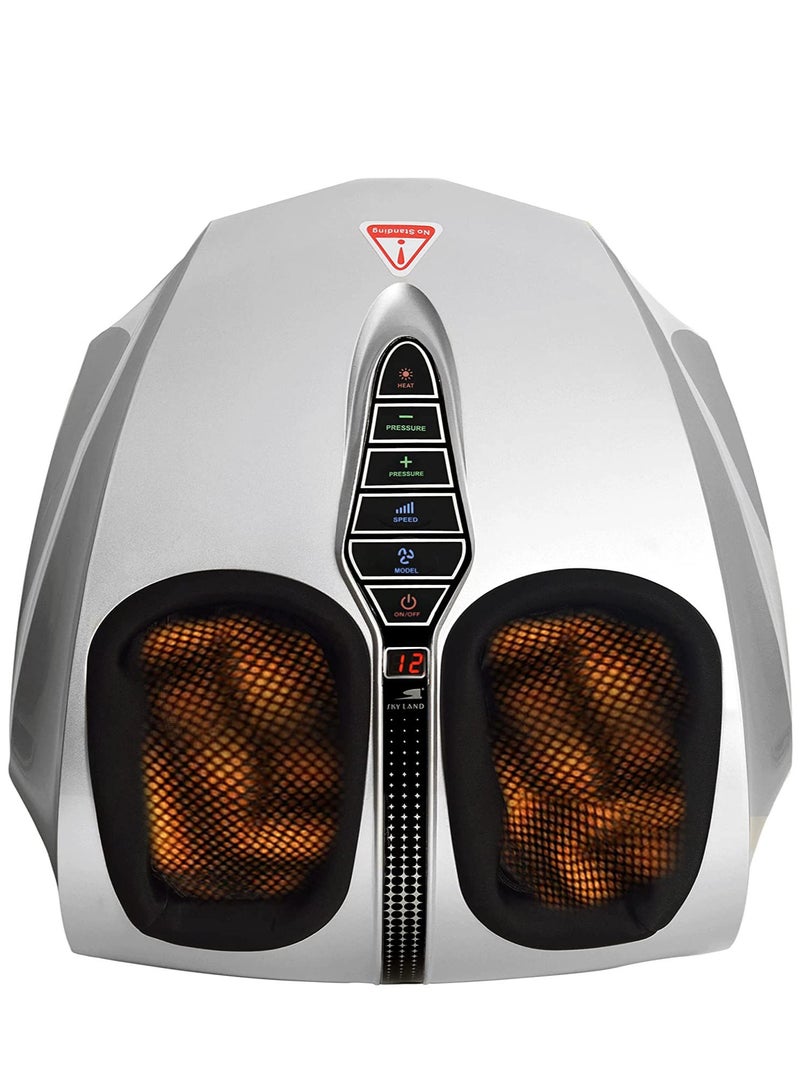 Sky Land Air Compression Foot Massager With Shiatsu Rolling Kneading Therapy & Heat Function - Image 1
