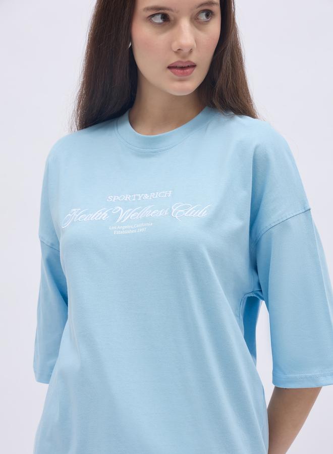 Styli Embroidered Slogan Oversized T-Shirt - Image 4