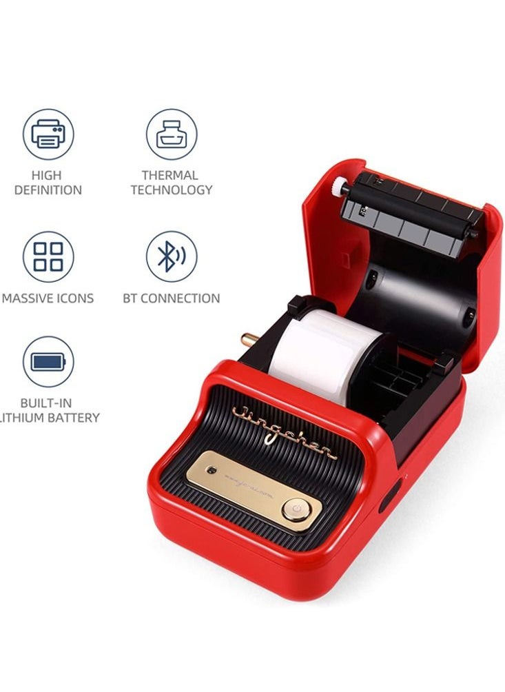 Portable Wireless BT Thermal Label Printer With RFID Recognition
