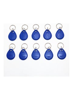 NIBEMINENT 11-Piece 3-In-1 Handheld RFID ID Card Copier Writer Duplicator And Key Set Blue  - Image 4