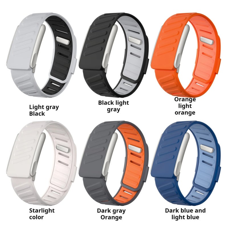 Bluejw Premium Silicone Sport Wristband for WHOOP 5.0 - 25mm Replacement Watch Strap with Secure Snap Buckle - Image 5