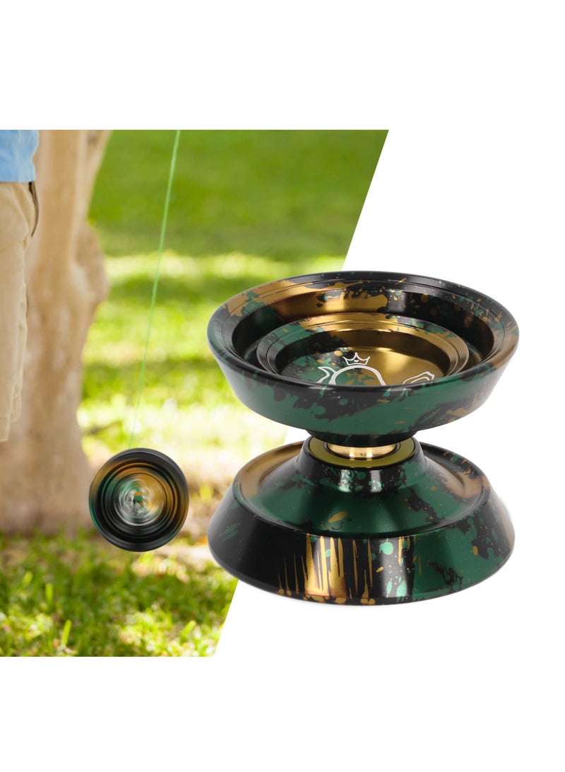 SYOSI YoYo Ball, Unresponsive Aluminum Alloy Advanced Competition YoYo Ball with Glove 10Pcs Strings for Adult Children - Image 3