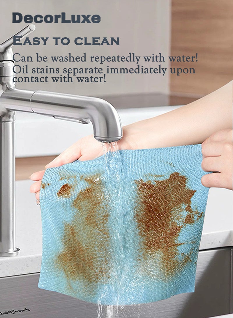DecorLuxe 20-pcs Removable Disposable Rag. Thickened, Lint-free, Oil-free Multi-use Rag. Pink/Gray/Blue/Green are Available.  - Image 3