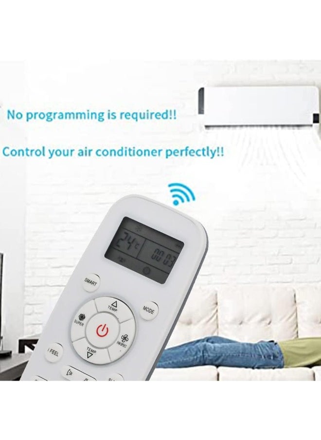 YORK - Air Conditioning Remote Control for Hisense York Air Conditioner, Compatible with Original Air Conditioner Remote Control for Hisense York Air Conditioner Remote Control of High Quality Replacements - Image 1