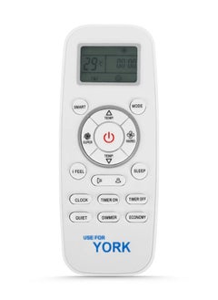 يورك جهاز تحكم عن بعد لتكييف الهواء لمكيف هايسنس يورك (Hisense York)، متوافق مع جهاز التحكم عن بعد الأصلي لمكيف الهواء من أجل التحكم عن بعد من البدائل عالية الجودة  - Image 1