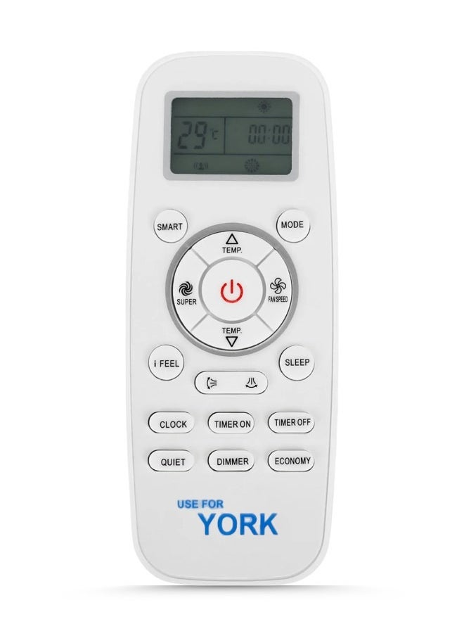 YORK Air Conditioning Remote Control for Hisense York Air Conditioner, Compatible with Original Air Conditioner Remote Control for Hisense York Air Conditioner Remote Control of High Quality Replacements  - Image 1