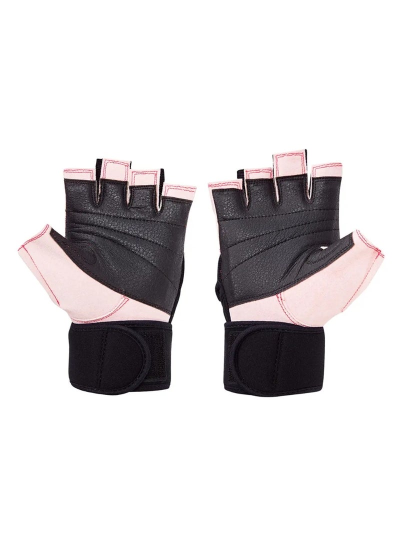 شيك قفازات رفع الأثقال النسائية بلاتينيوم من شيك موديل 540 صغيرة - وردية - Image 3