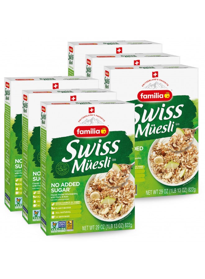 Familia Familia Swiss Muesli Cereal, 6 x 29oz Multipack, No Added Sugar, 29 Ounce (Pack of 6)  - Image 2