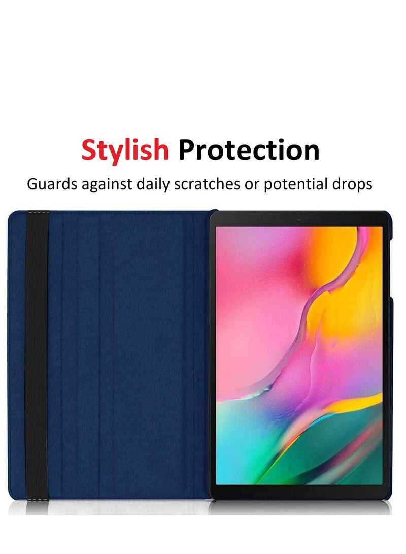 360 Degree Rotating Stand Auto Sleep Wake Folio Leather Smart Cover for Samsung Galaxy Tab S6 Lite 10.4" 2020 Tablet - Image 2